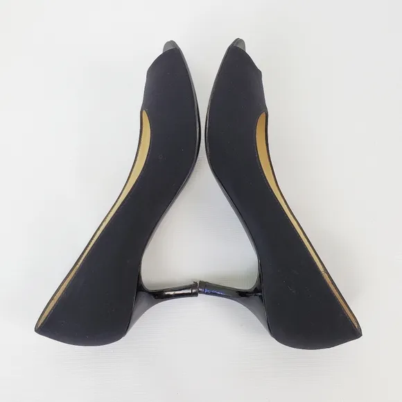 Bruno Nagli Italian Dedigner Peep Toe Heels Pumps