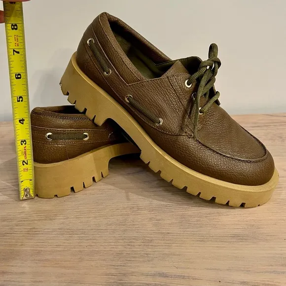 Bruno Premi Lug Sole Platform Boat Shoes