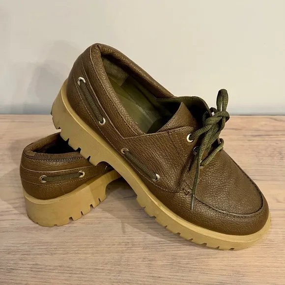 Bruno Premi Lug Sole Platform Boat Shoes