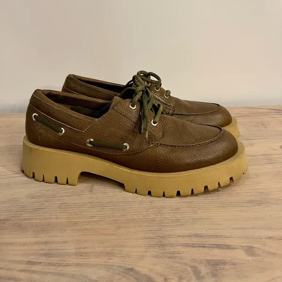 Bruno Premi Lug Sole Platform Boat Shoes