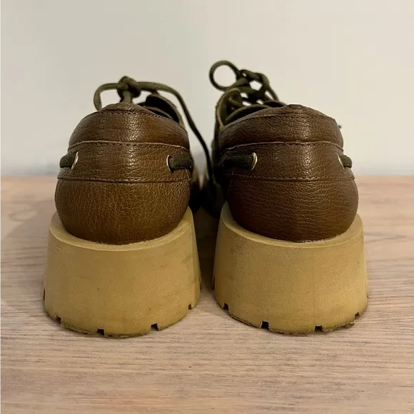 Bruno Premi Lug Sole Platform Boat Shoes