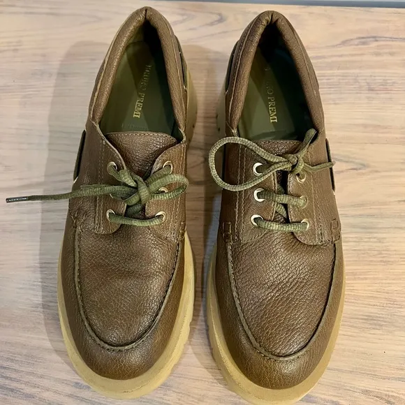 Bruno Premi Lug Sole Platform Boat Shoes