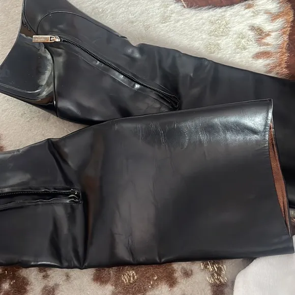 CALVIN KLIEN VINTAGE WEDGE BOOTS
