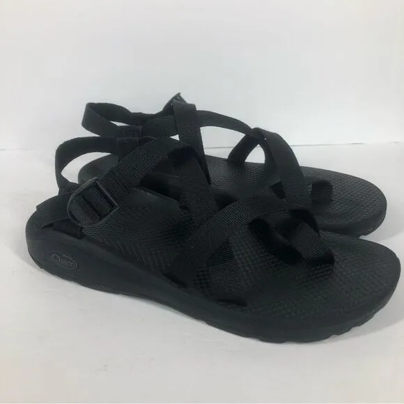 Chaco Women’s Z Cloud 2 Sandals Solid Black Outdoors Hiking Water Shoe Size 12