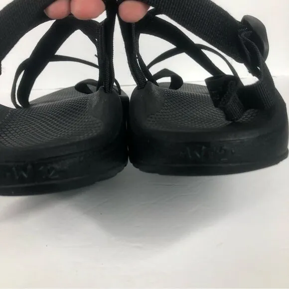 Chaco Women’s Z Cloud 2 Sandals Solid Black Outdoors Hiking Water Shoe Size 12