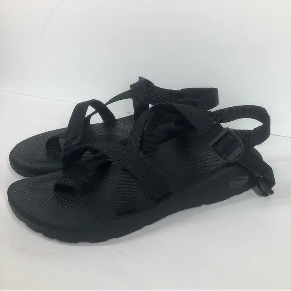 Chaco Women’s Z Cloud 2 Sandals Solid Black Outdoors Hiking Water Shoe Size 12