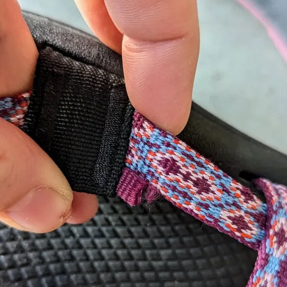 Chaco Women's Z/Cloud X2 Remix Sandals in Poplin Berry size 8