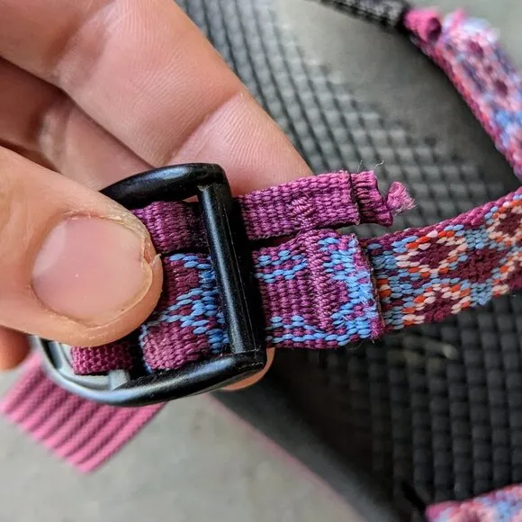 Chaco Women's Z/Cloud X2 Remix Sandals in Poplin Berry size 8