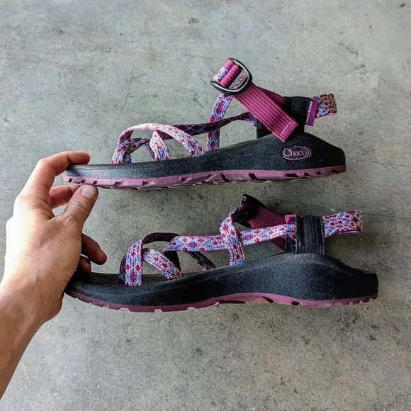 Chaco Women's Z/Cloud X2 Remix Sandals in Poplin Berry size 8
