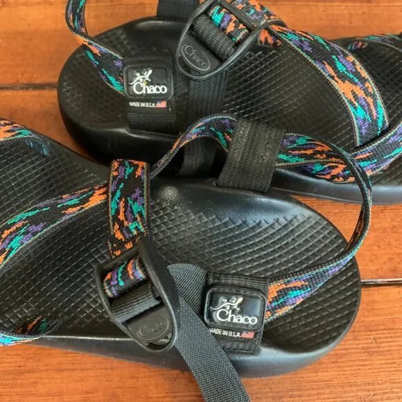 Chaco Z Cloud Navajo Print Made in USA Men's Size 9 Sandals