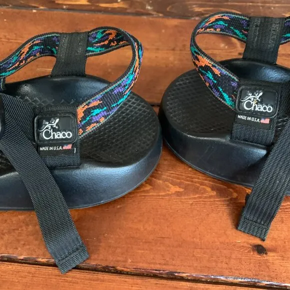 Chaco Z Cloud Navajo Print Made in USA Men's Size 9 Sandals