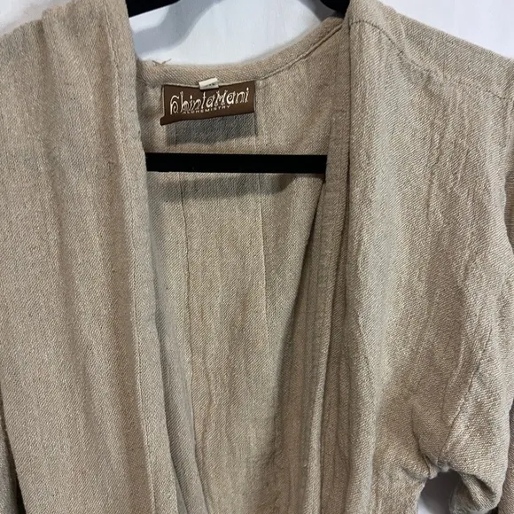 Chintamani Alchemi Handmade Raw Cotton Kimono Robe | Boho Gypsy Kaftan​