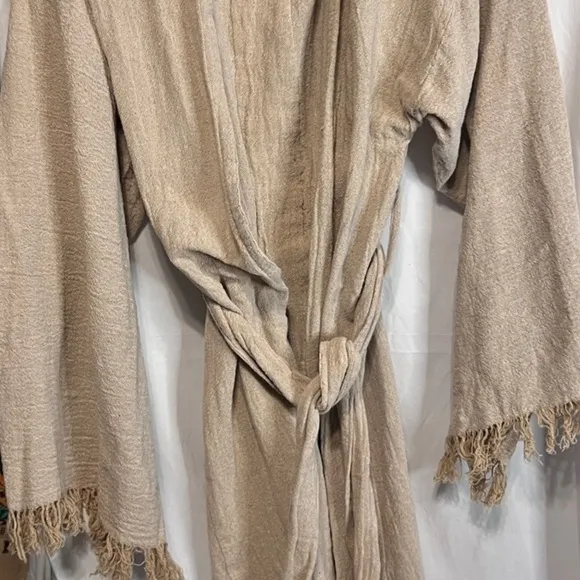 Chintamani Alchemi Handmade Raw Cotton Kimono Robe | Boho Gypsy Kaftan​