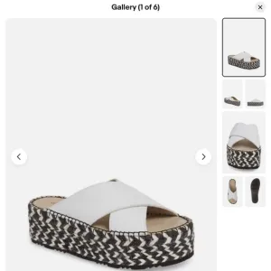 CHOCOLAT BLU NIZA ESPADRILLE PLATFORM SANDALS IN WHITE LEATHER