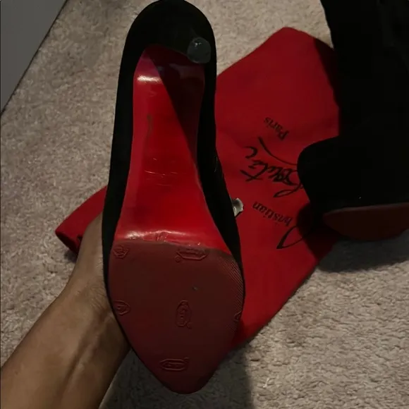 Christian Louboutin Black Platform Heels