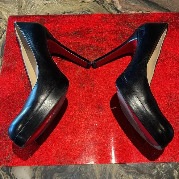 Christian Louboutin Leather Platform Pumps