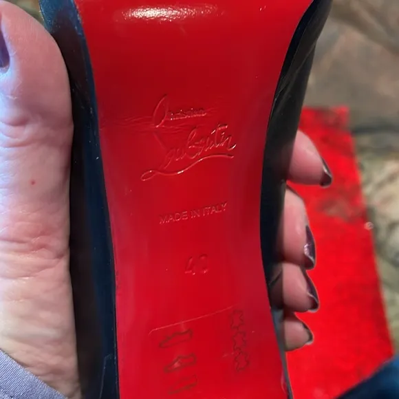 Christian Louboutin Leather Platform Pumps