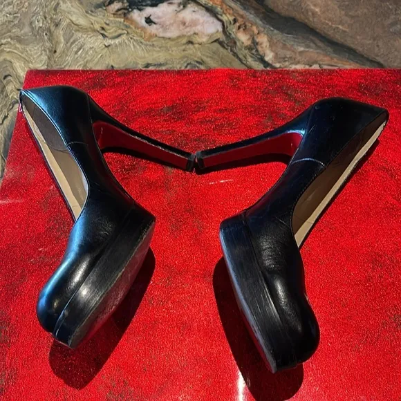Christian Louboutin Leather Platform Pumps
