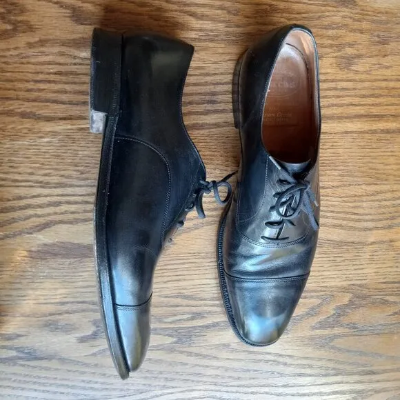 Church's Consul IV Leather Oxford Custom Grade Black Men's Shoes Size 10, 73LAST
