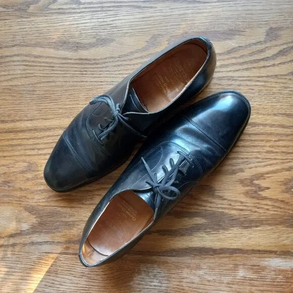Church's Consul IV Leather Oxford Custom Grade Black Men's Shoes Size 10, 73LAST