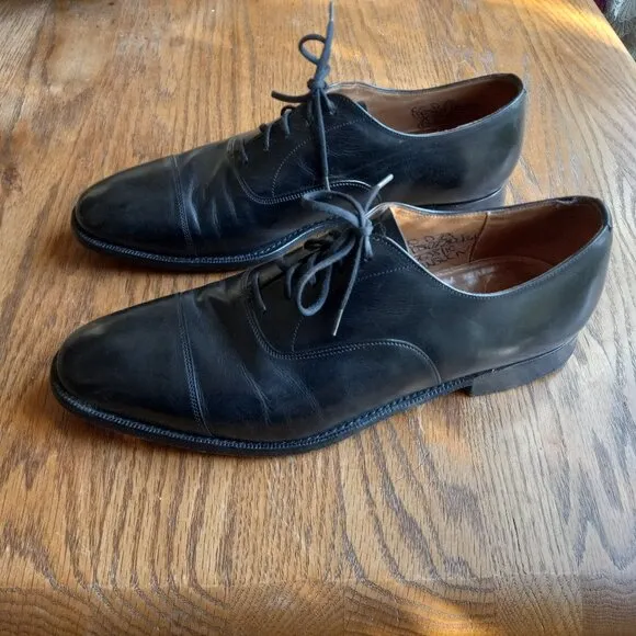 Church's Consul IV Leather Oxford Custom Grade Black Men's Shoes Size 10, 73LAST