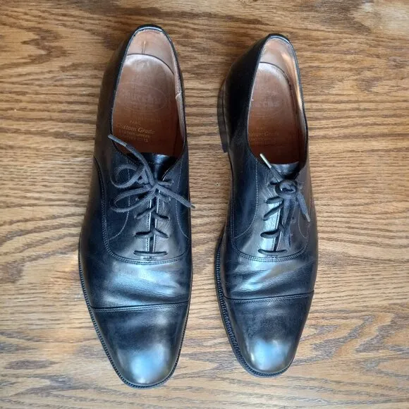 Church's Consul IV Leather Oxford Custom Grade Black Men's Shoes Size 10, 73LAST
