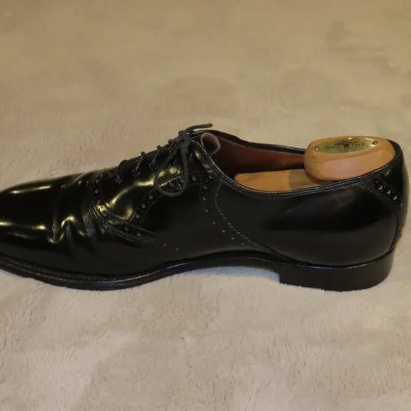 Church's Custom Grade Black Leather Shoes Size 9.5 D