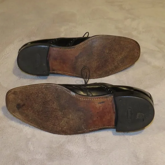 Church's Custom Grade Black Leather Shoes Size 9.5 D