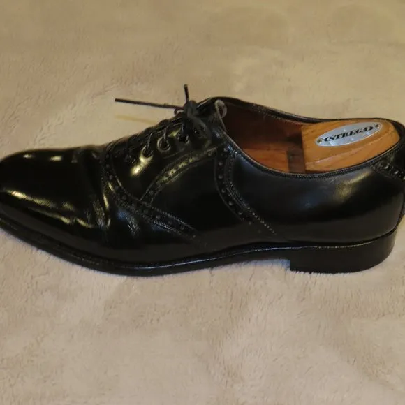 Church's Custom Grade Black Leather Shoes Size 9.5 D