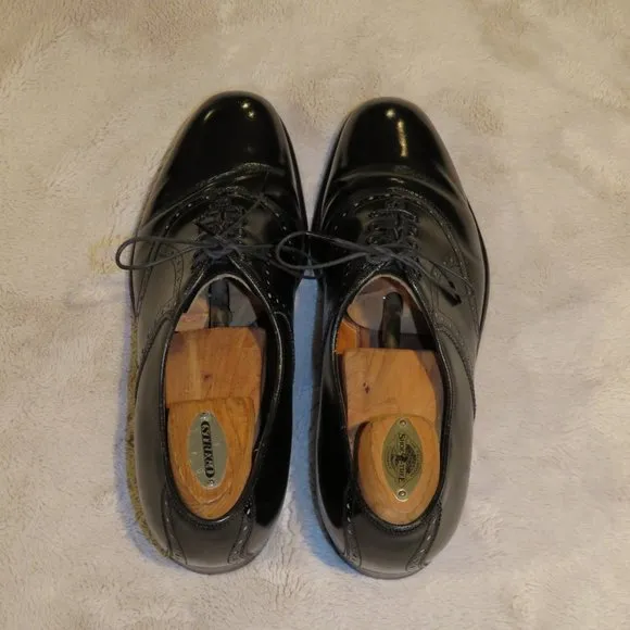 Church's Custom Grade Black Leather Shoes Size 9.5 D