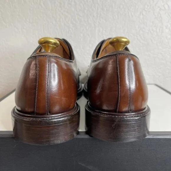 Church's Custom Grade Brown Leather Oxford Dress Shoes Lace up Men's 9.5 US