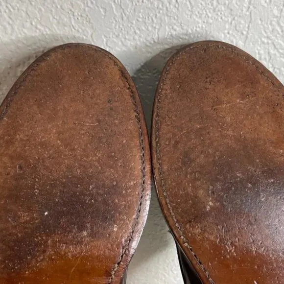Church's Custom Grade Brown Leather Oxford Dress Shoes Lace up Men's 9.5 US