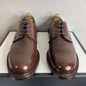 Church's Custom Grade Brown Leather Oxford Dress Shoes Lace up Men's 9.5 US