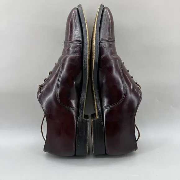 Church’s Custom Grade Shoes Men Size 10 C US, 9 UK Shoes Red Cap Toe Low Oxford