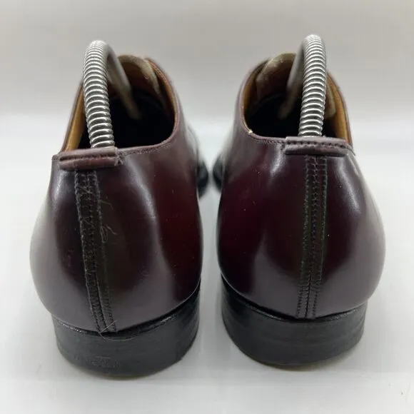 Church’s Custom Grade Shoes Men Size 10 C US, 9 UK Shoes Red Cap Toe Low Oxford