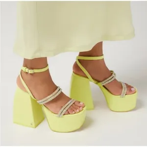 Circus NY Mila Jewel Platform Sandal Size 8