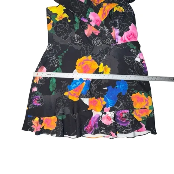 CITY CHIC Plus Size Raquel Print Mini Dress Women’s 20 Black