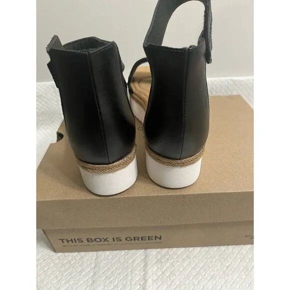 Clarks Womens Lana  Leather Ankle Strap Platform Sandals , Size 10M