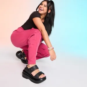 Classic Mega Crush Water Resistant Platform Sandal (Women)