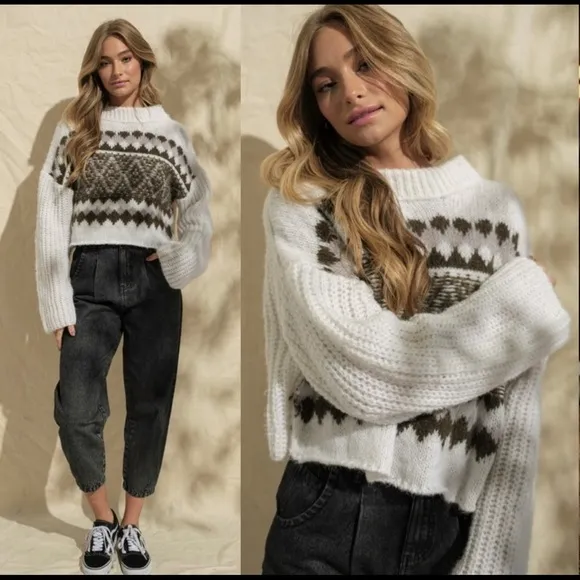💥🔥CLEARANCE SALE🌟⚡️The CLAUDIA Vintage Inspired Grandpa Sweater