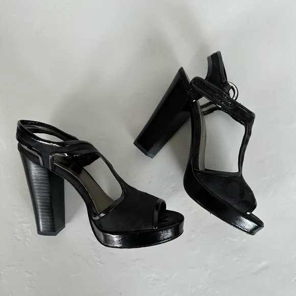 COACH - Lydia Platform Sandals in Black | Size 7