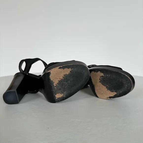 COACH - Lydia Platform Sandals in Black | Size 7