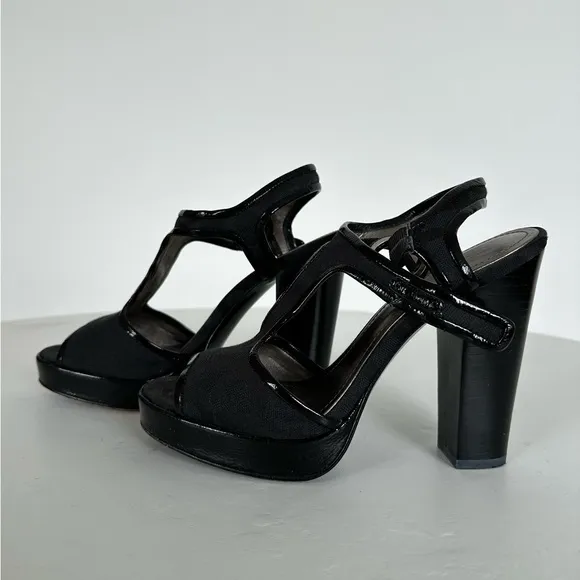 COACH - Lydia Platform Sandals in Black | Size 7