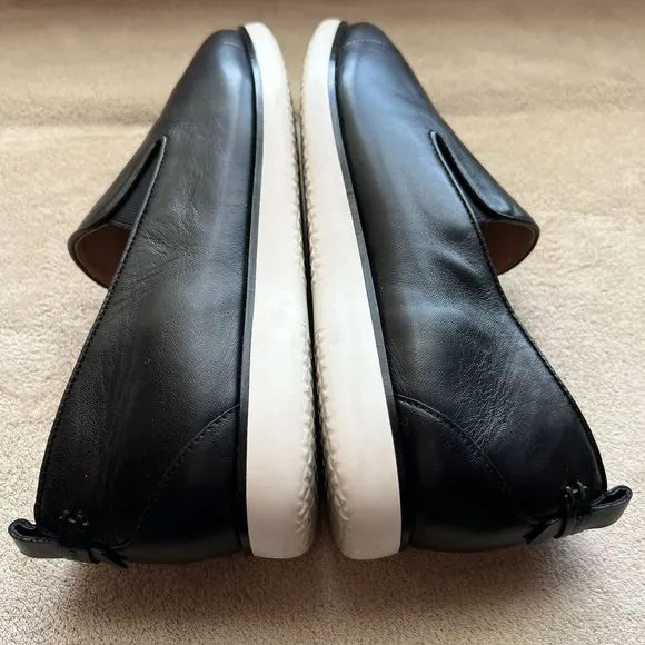Cole Haan Grand Ambition Black Leather Slip On Loafer Sneakers Women 9B W16403