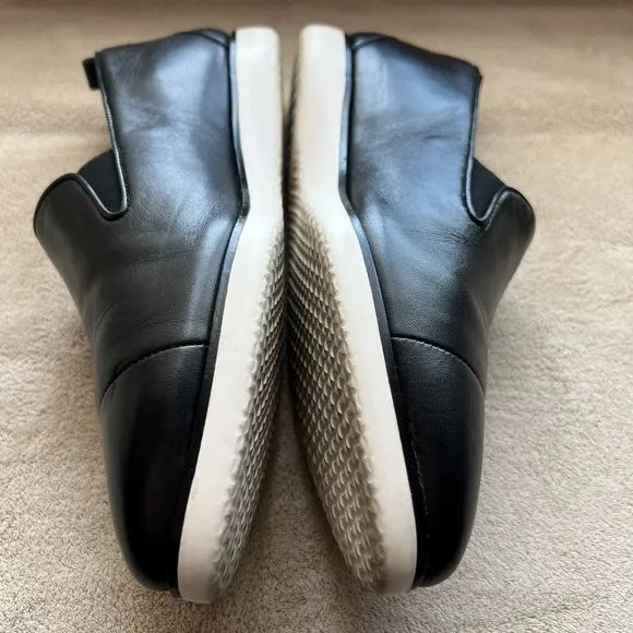 Cole Haan Grand Ambition Black Leather Slip On Loafer Sneakers Women 9B W16403