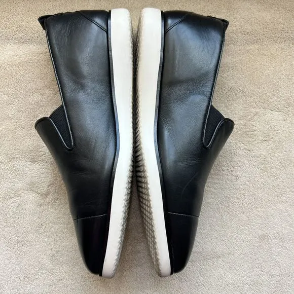 Cole Haan Grand Ambition Black Leather Slip On Loafer Sneakers Women 9B W16403