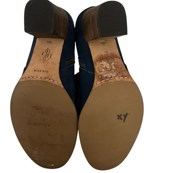 Cole Haan Nike Air Chic Ankle Boots with Wooden Heel size 6