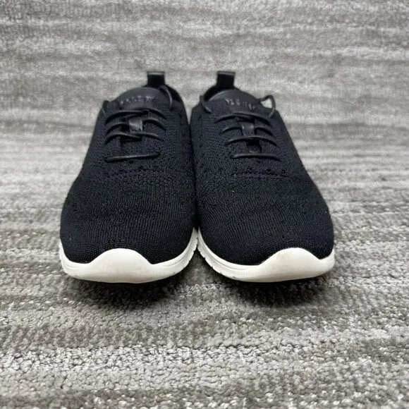 Cole Haan Original Grand Women 10.5 Shoes Stichlite Wingtip Oxford Sneaker Black