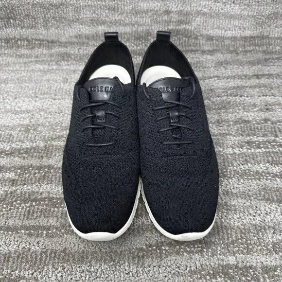 Cole Haan Original Grand Women 10.5 Shoes Stichlite Wingtip Oxford Sneaker Black