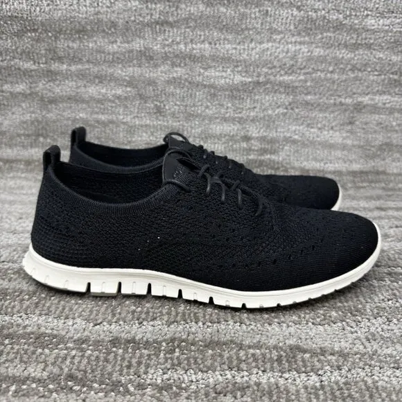Cole Haan Original Grand Women 10.5 Shoes Stichlite Wingtip Oxford Sneaker Black